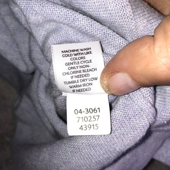 J.Jill Womens Sweater Small Crew Neck Long Sleeve Pullover Purple Knit Casual - Picture 12 of 14